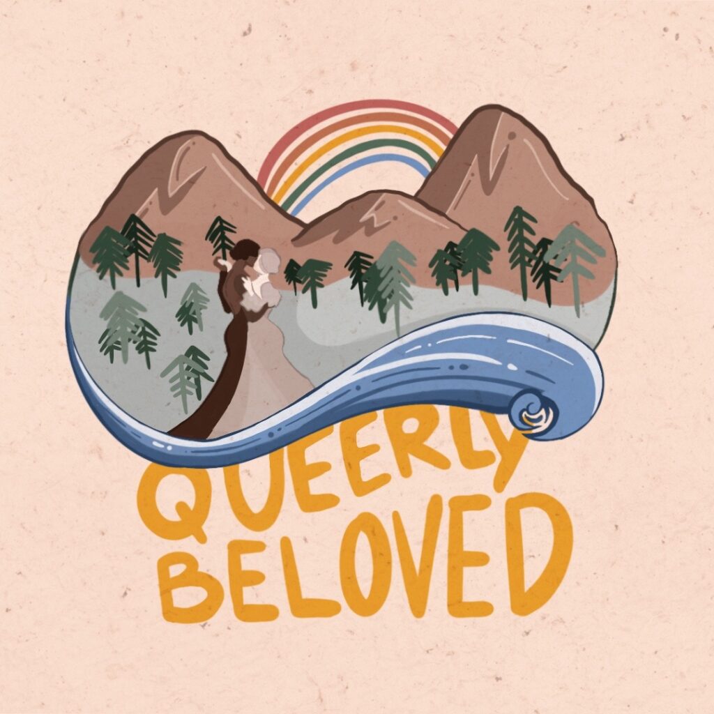 Queerly Beloved podcast cover art