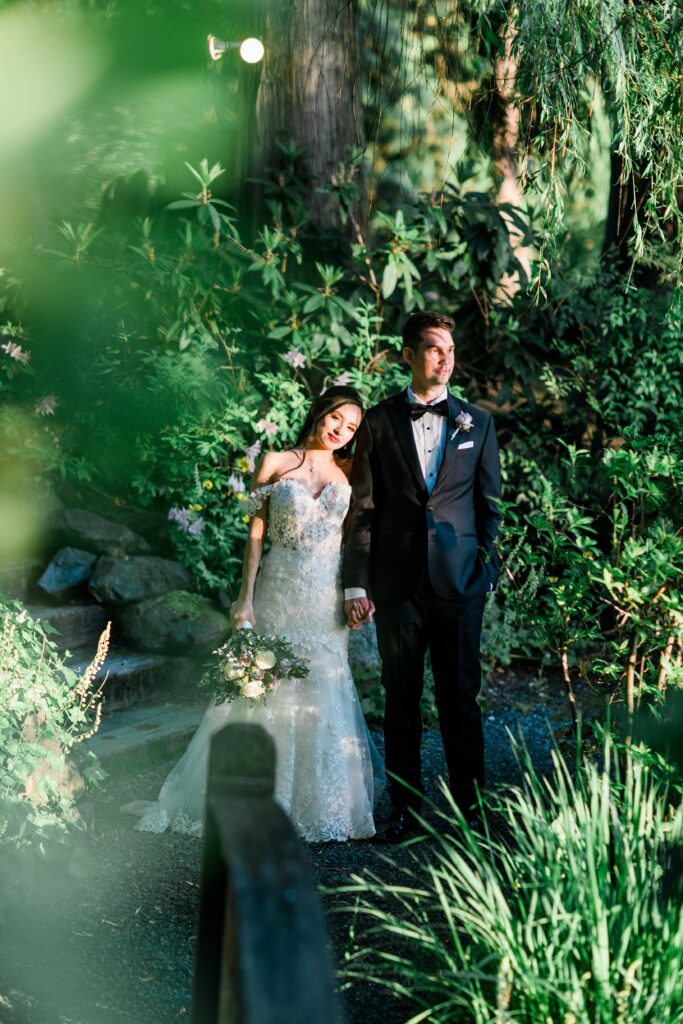 Couple outdoor elopement 